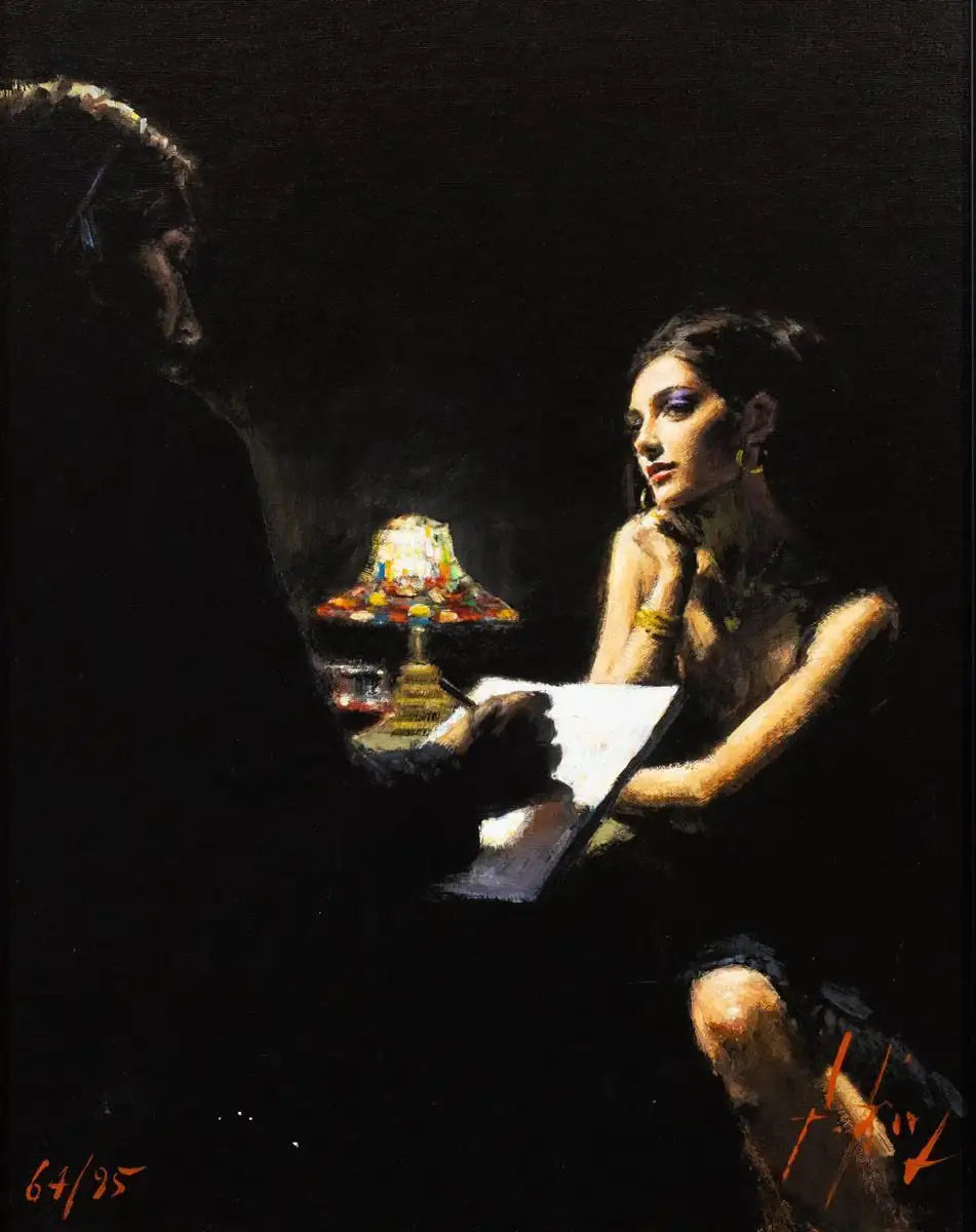 The Muse - Edition - SOLD by artist Fabian Perez - Wyecliffe Galleries