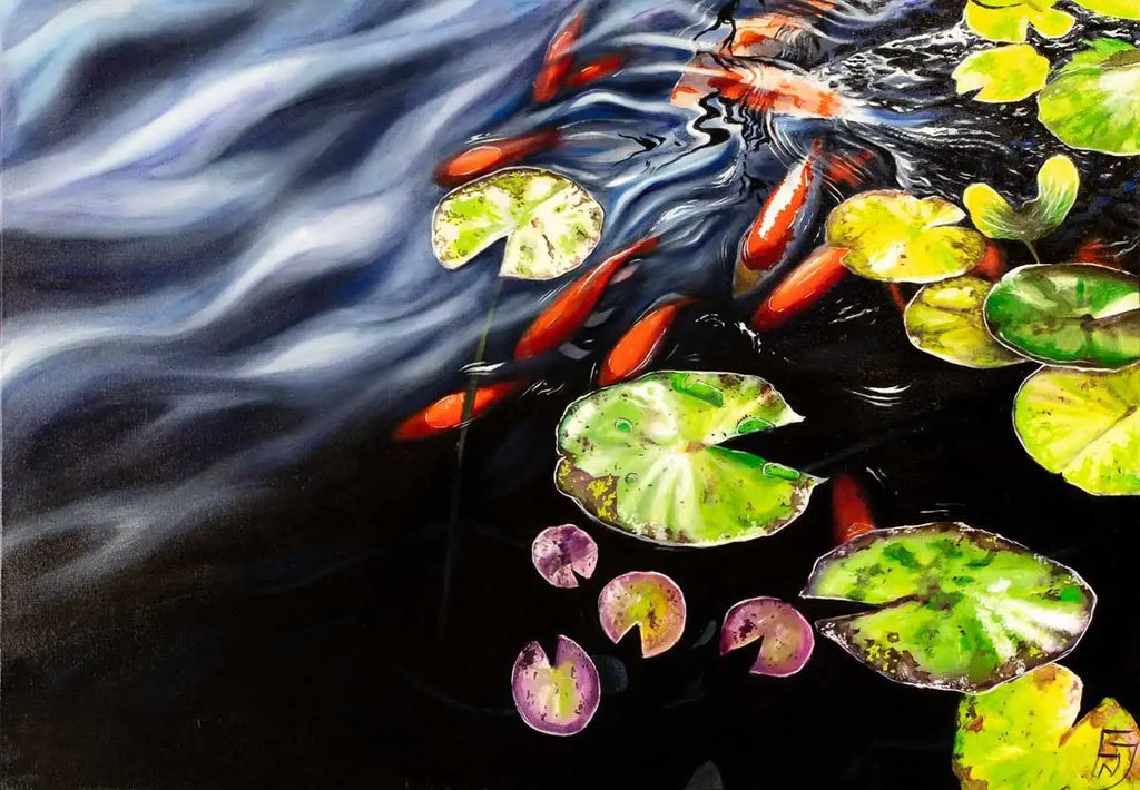 Abashiri - Original by artist Faye Nasser-Joley - Wyecliffe Galleries