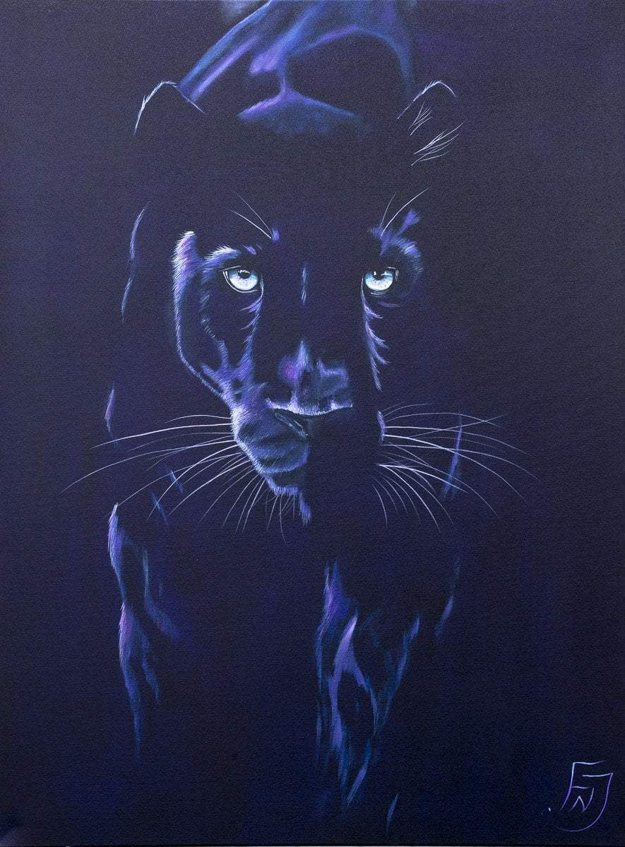 Amethyst - Original - SOLD by artist Faye Nasser Joley - Wyecliffe Galleries