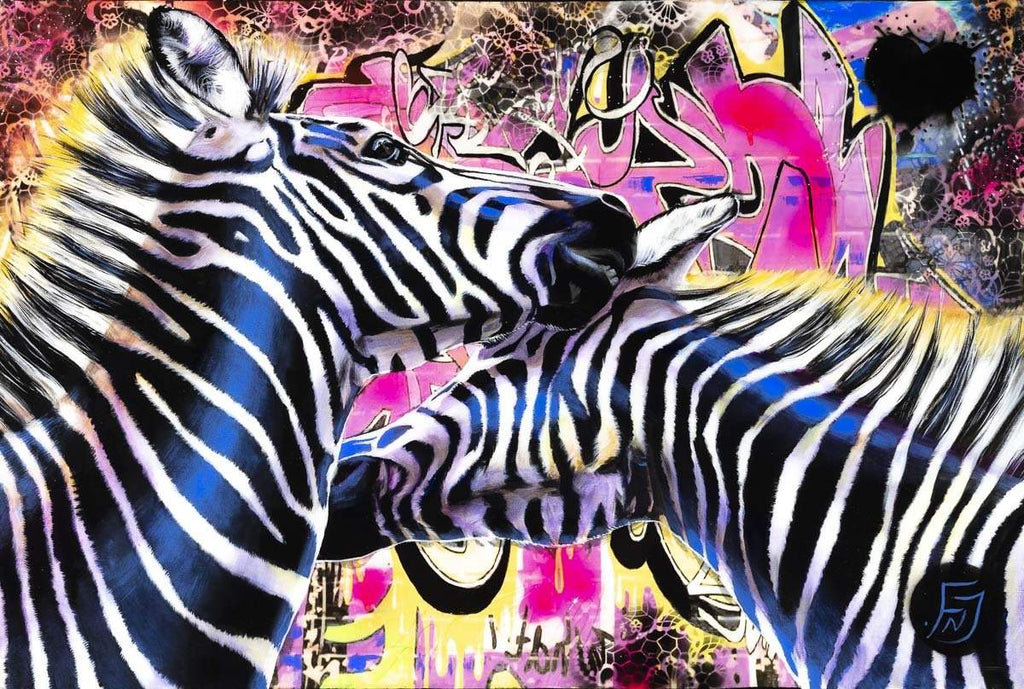 Amore - Original - SOLD by artist Faye Nasser Joley - Wyecliffe Galleries