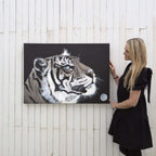 Bindra - Original - SOLD by artist Faye Nasser Joley - Wyecliffe Galleries