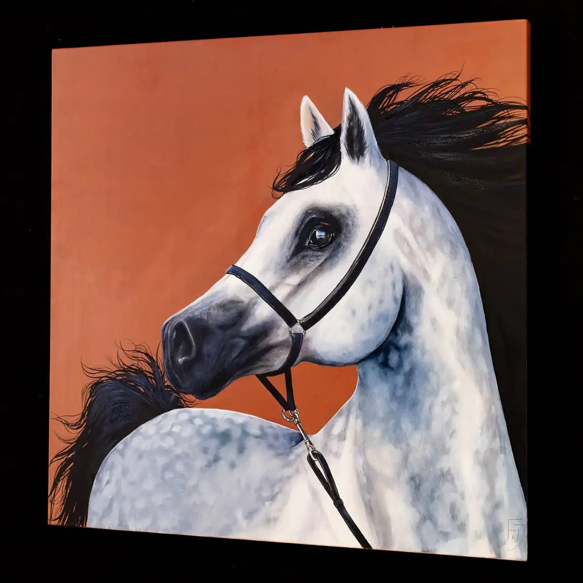 Caspian - Original by artist Faye Nasser-Joley - Wyecliffe Galleries