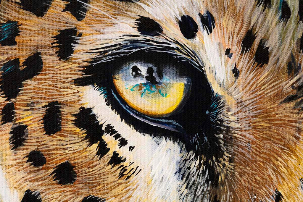 Cobalt - Original - SOLD by artist Faye Nasser Joley - Wyecliffe Galleries