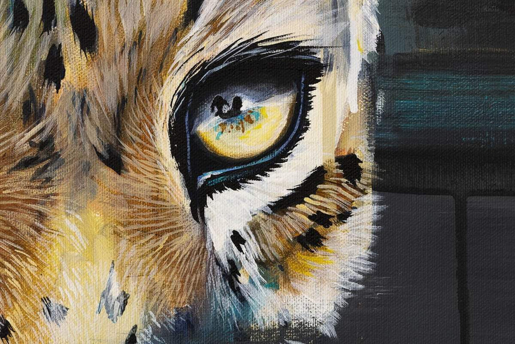 Cobalt - Original - SOLD by artist Faye Nasser Joley - Wyecliffe Galleries