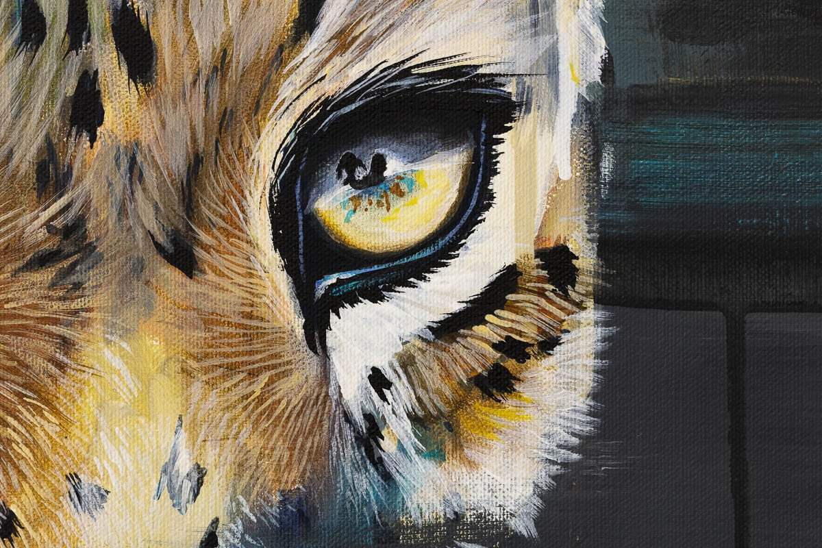 Cobalt - Original - SOLD by artist Faye Nasser Joley - Wyecliffe Galleries