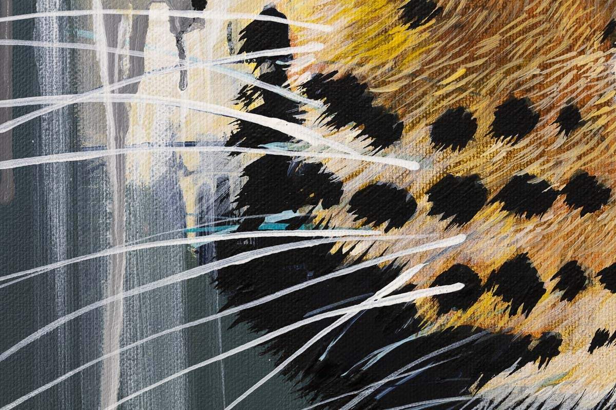 Cobalt - Original - SOLD by artist Faye Nasser Joley - Wyecliffe Galleries