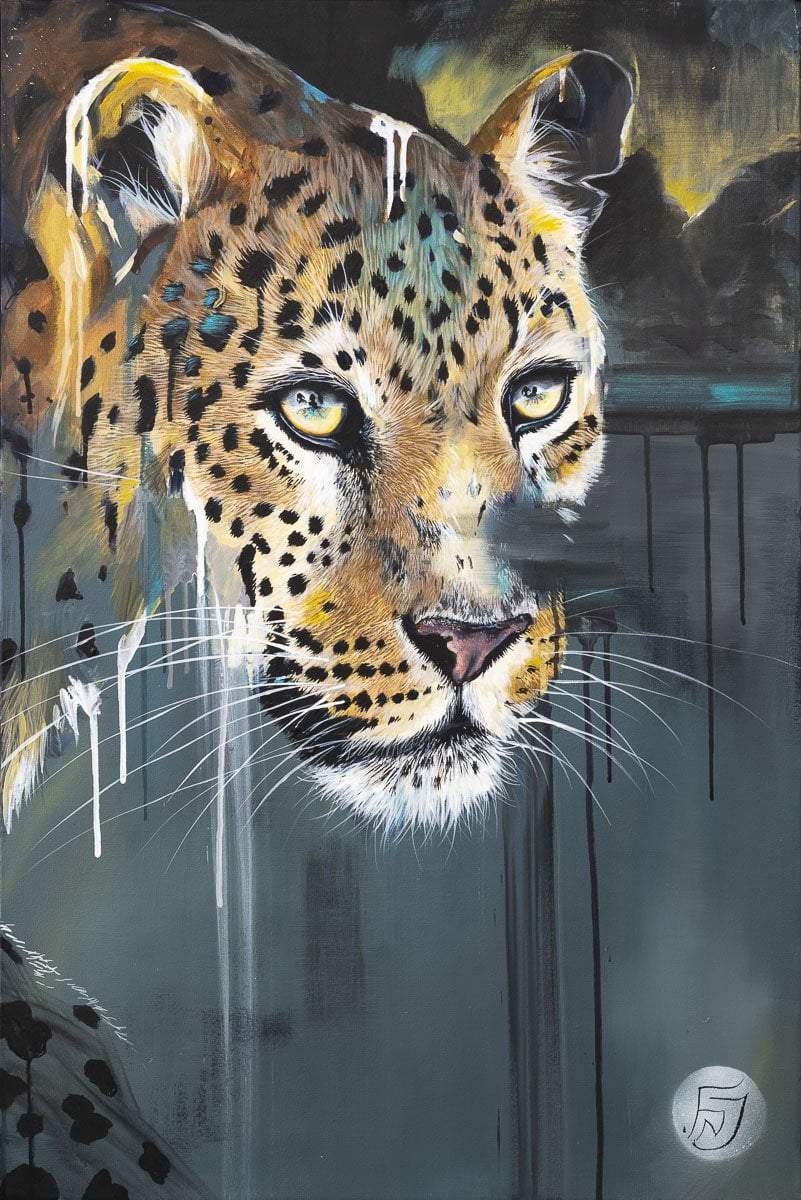 Cobalt - Original - SOLD by artist Faye Nasser Joley - Wyecliffe Galleries