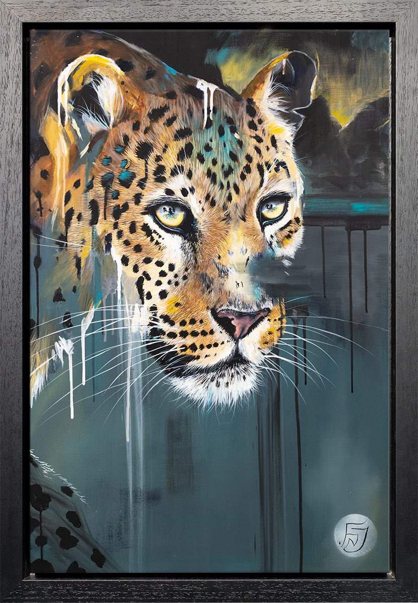 Cobalt - Original - SOLD by artist Faye Nasser Joley - Wyecliffe Galleries