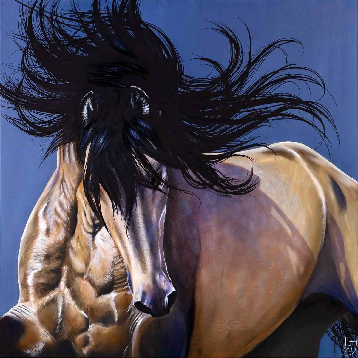 Darcey - Original by artist Faye Nasser-Joley - Wyecliffe Galleries