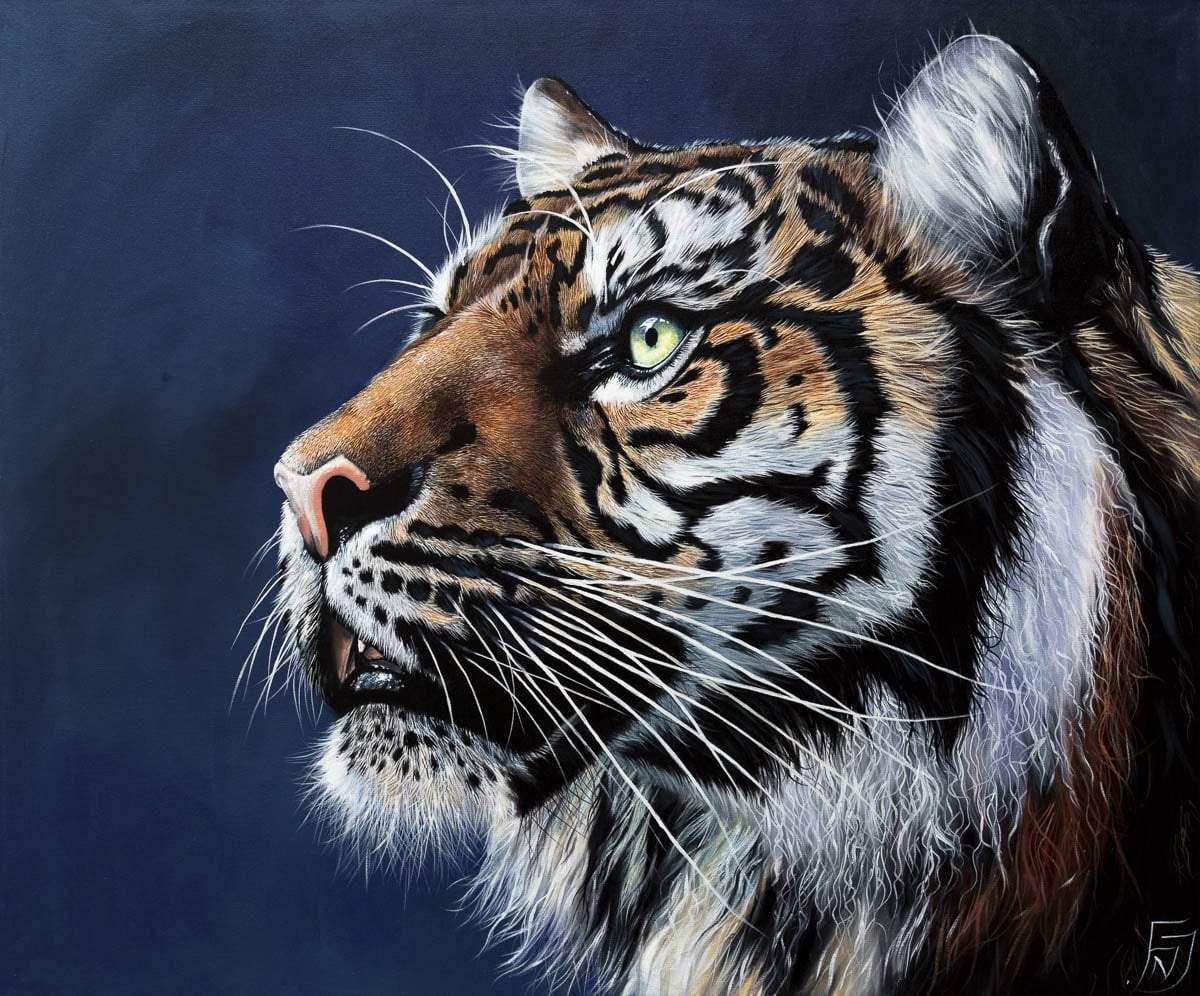 Sumaya - Original - SOLD by artist Faye Nasser Joley - Wyecliffe Galleries