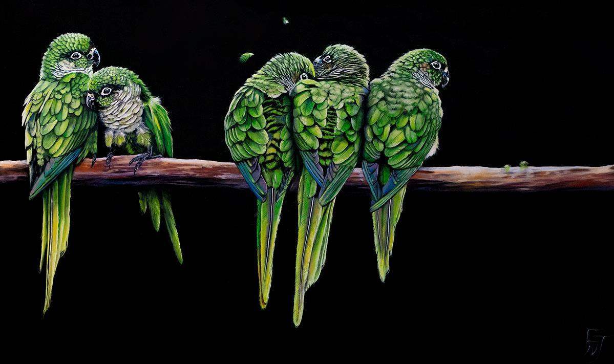 Dulcet - Original - SOLD by artist Faye Nasser Joley - Wyecliffe Galleries