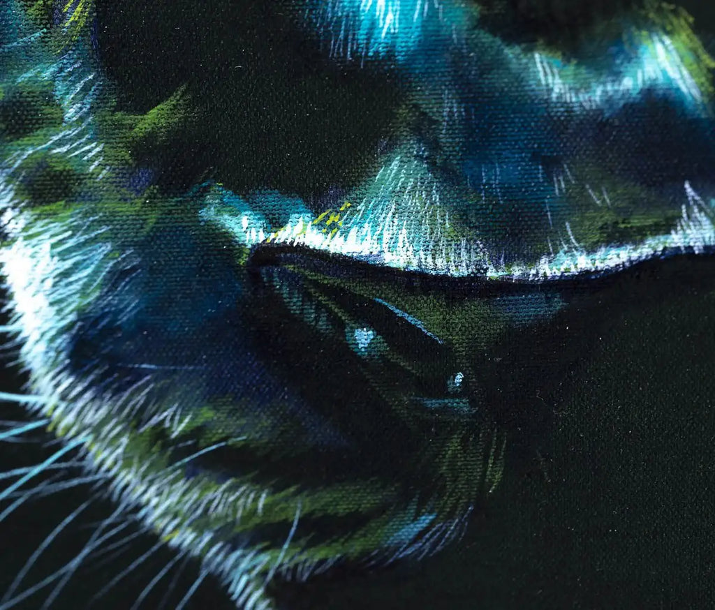 Emerald - Original - SOLD by artist Faye Nasser Joley - Wyecliffe Galleries