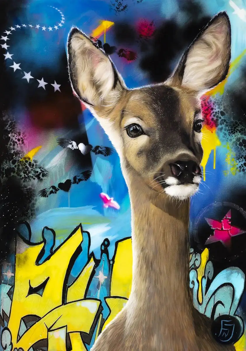 Faline - Original by artist Faye Nasser-Joley - Wyecliffe Galleries