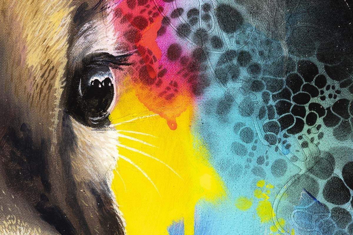 Faline - Original by artist Faye Nasser-Joley - Wyecliffe Galleries