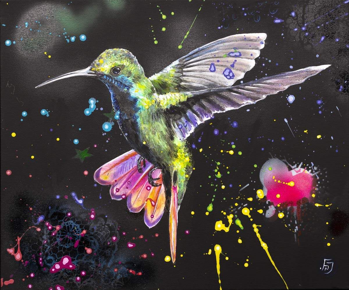 Firefly - Original by artist Faye Nasser-Joley - Wyecliffe Galleries