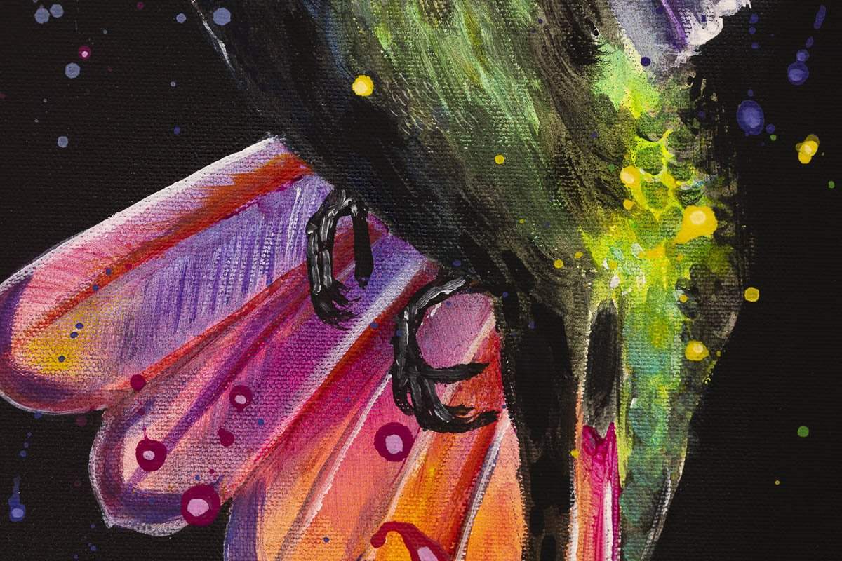 Firefly - Original by artist Faye Nasser-Joley - Wyecliffe Galleries