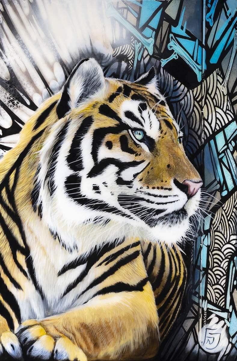 Halo - Original - SOLD by artist Faye Nasser Joley - Wyecliffe Galleries