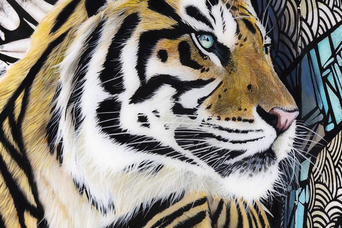 Halo - Original - SOLD by artist Faye Nasser Joley - Wyecliffe Galleries