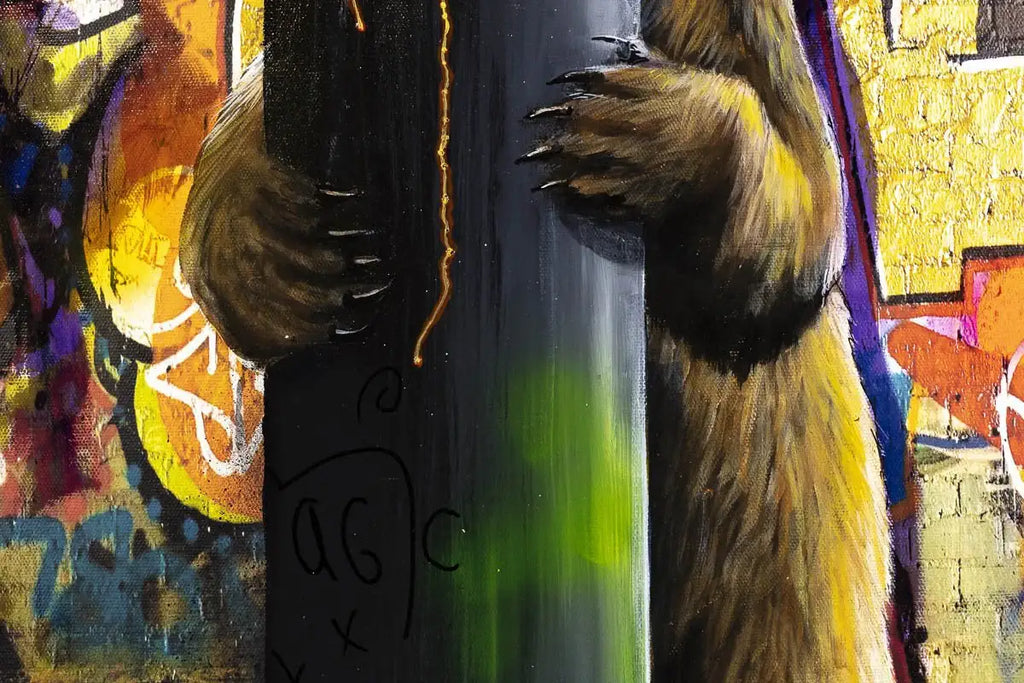 Hide - Original - SOLD by artist Faye Nasser Joley - Wyecliffe Galleries