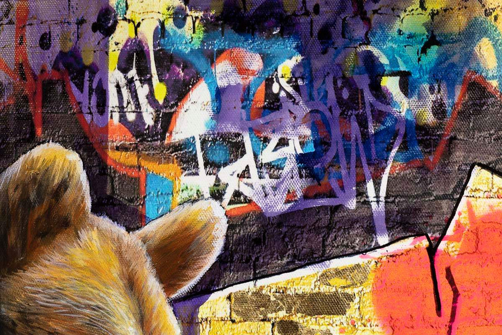 Hide - Original - SOLD by artist Faye Nasser Joley - Wyecliffe Galleries