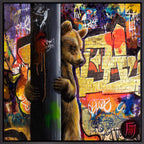 Hide - Original - SOLD by artist Faye Nasser Joley - Wyecliffe Galleries