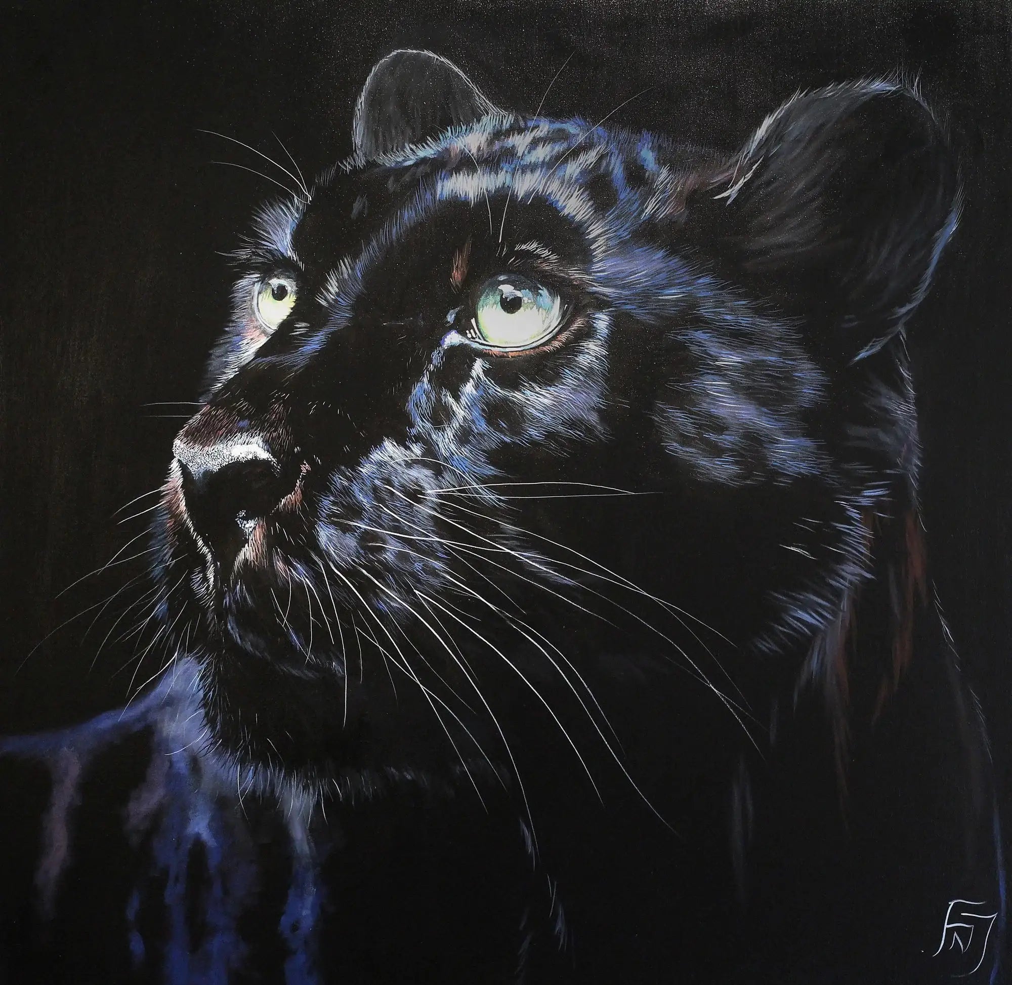 Jinks - SOLD by artist Faye Nasser-Joley - Wyecliffe Galleries