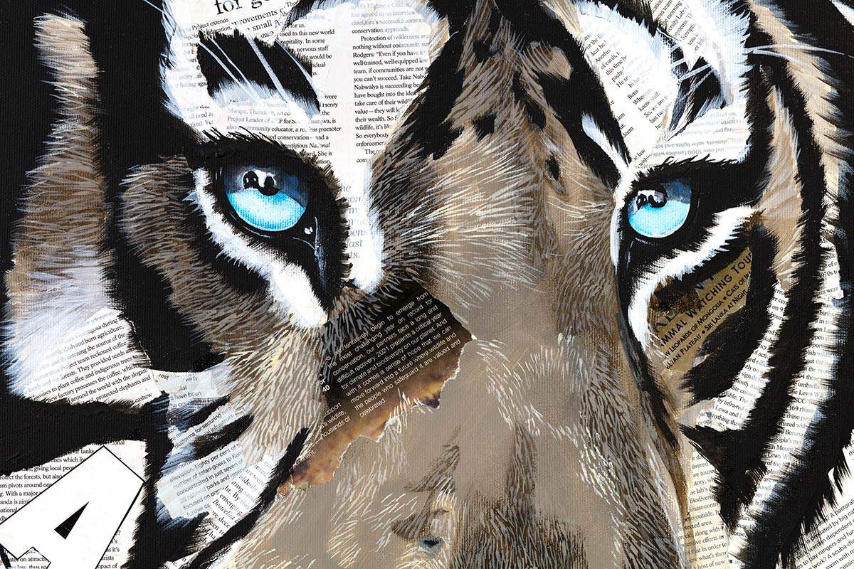 Latika - Original by artist Faye Nasser-Joley - Wyecliffe Galleries