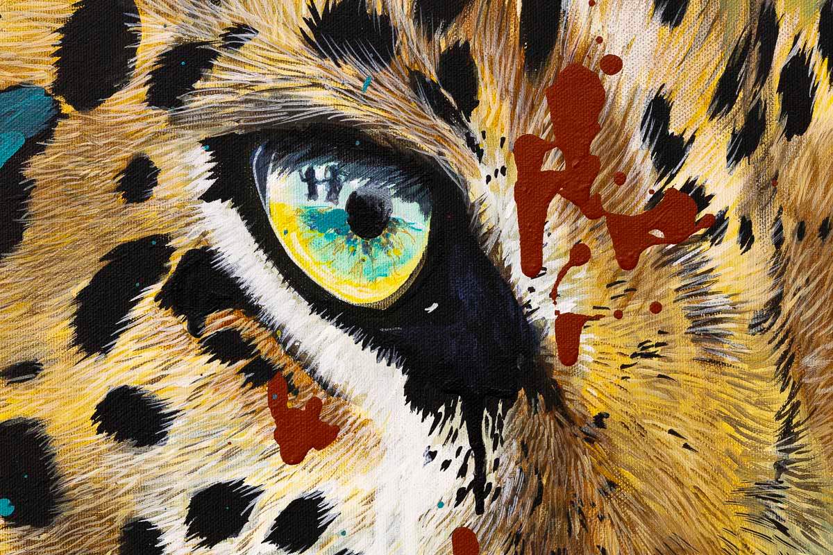 Malachite - Original - SOLD by artist Faye Nasser Joley - Wyecliffe Galleries