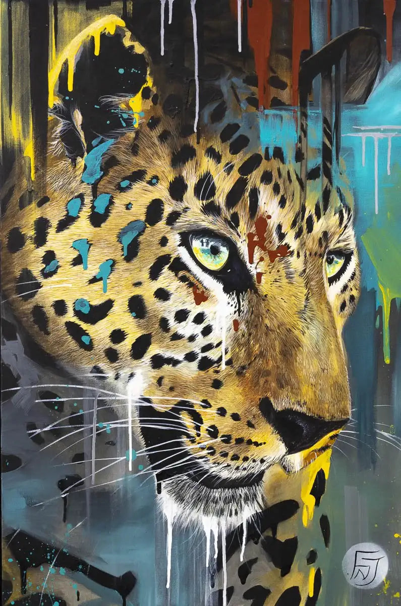 Malachite - Original - SOLD by artist Faye Nasser Joley - Wyecliffe Galleries