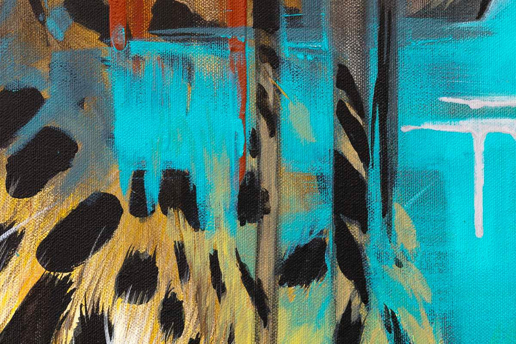 Malachite - Original - SOLD by artist Faye Nasser Joley - Wyecliffe Galleries