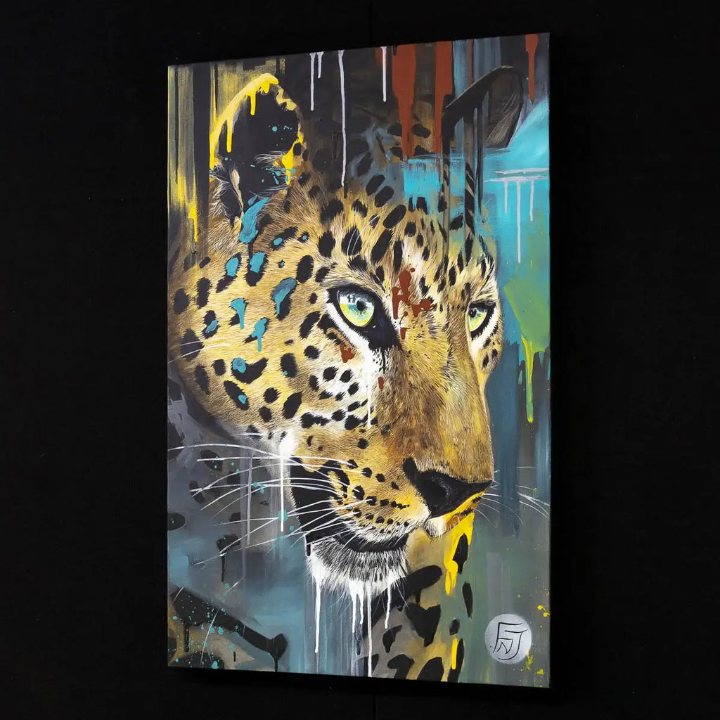 Malachite - Original - SOLD by artist Faye Nasser Joley - Wyecliffe Galleries