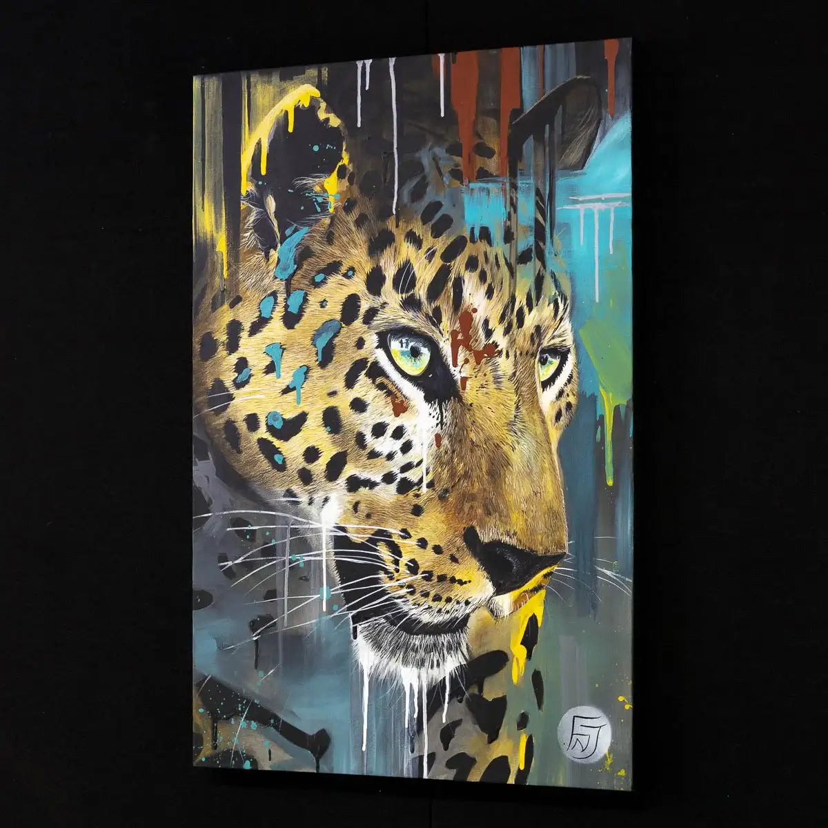 Malachite - Original - SOLD by artist Faye Nasser Joley - Wyecliffe Galleries