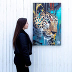 Malachite - Original - SOLD by artist Faye Nasser Joley - Wyecliffe Galleries