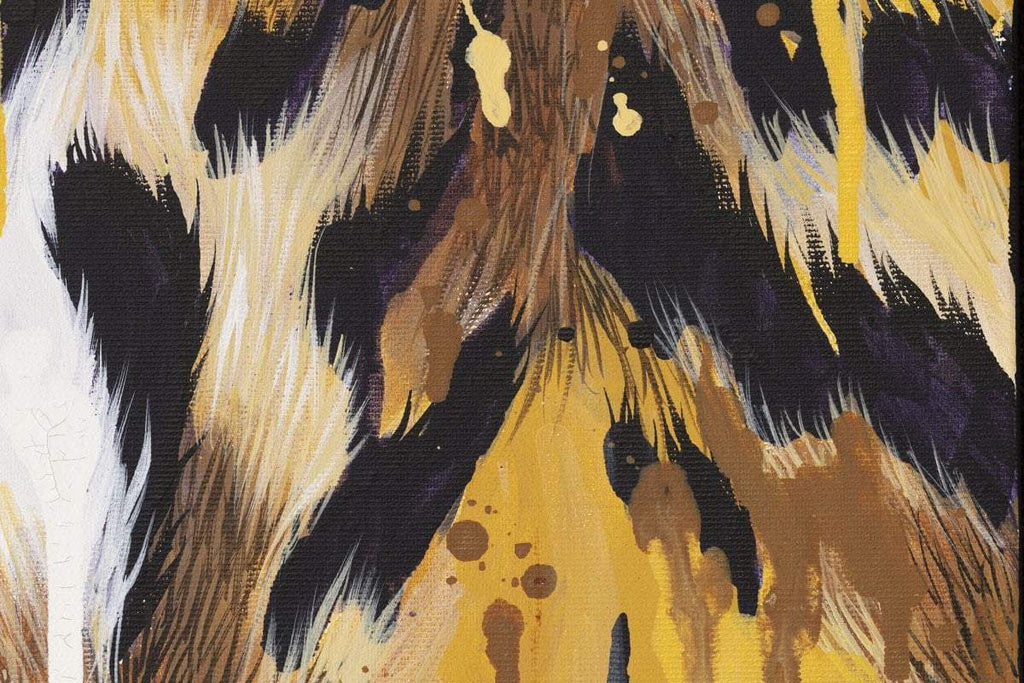 Obsidian - Original - SOLD by artist Faye Nasser Joley - Wyecliffe Galleries