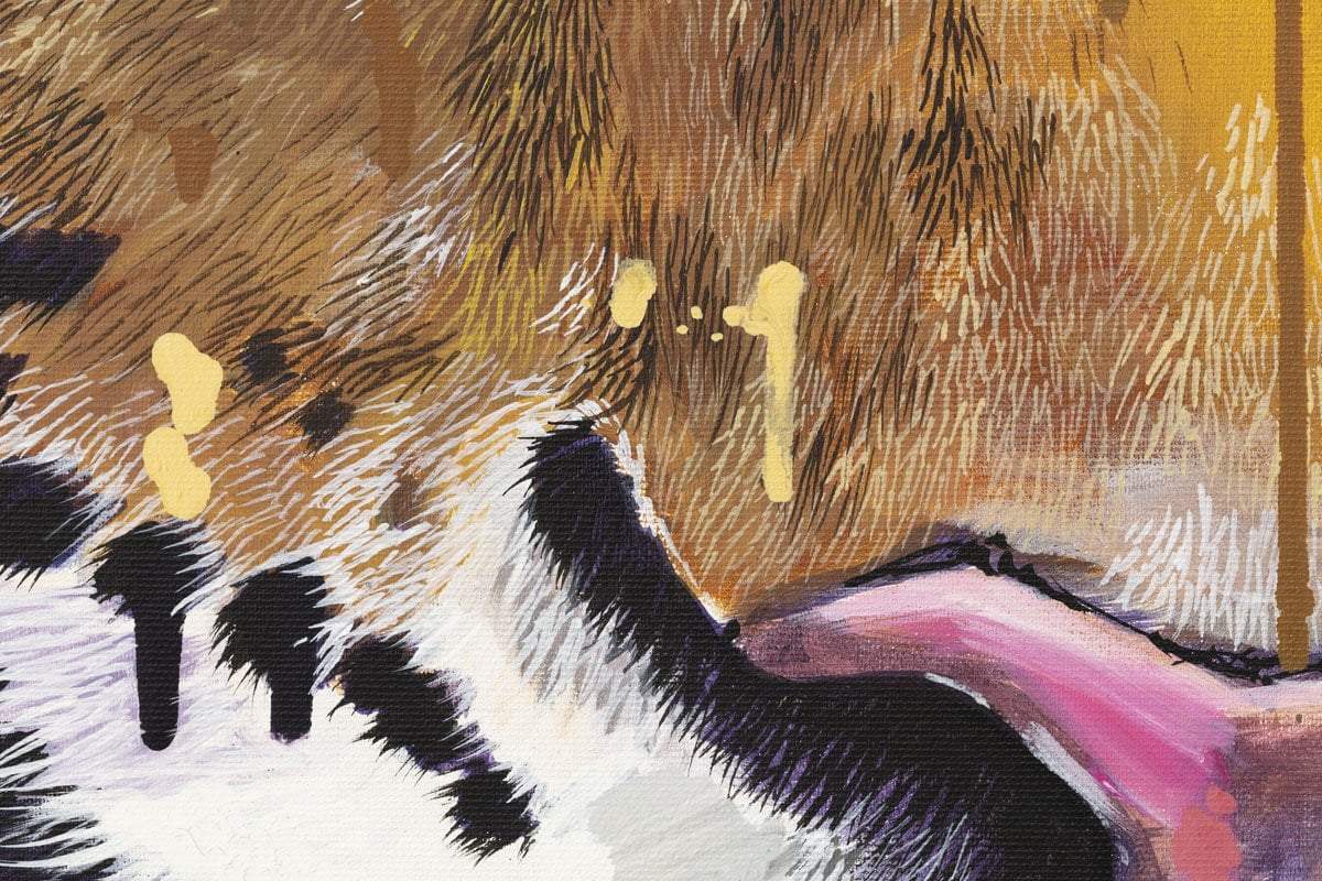 Obsidian - Original - SOLD by artist Faye Nasser Joley - Wyecliffe Galleries