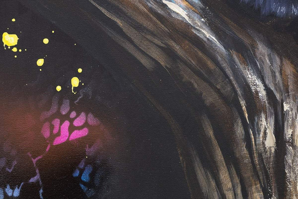 Pandemonium 2 - Original - SOLD by artist Faye Nasser Joley - Wyecliffe Galleries