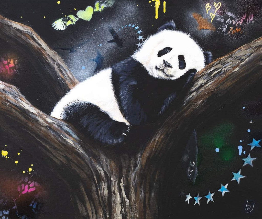 Pandemonium 2 - Original - SOLD by artist Faye Nasser Joley - Wyecliffe Galleries