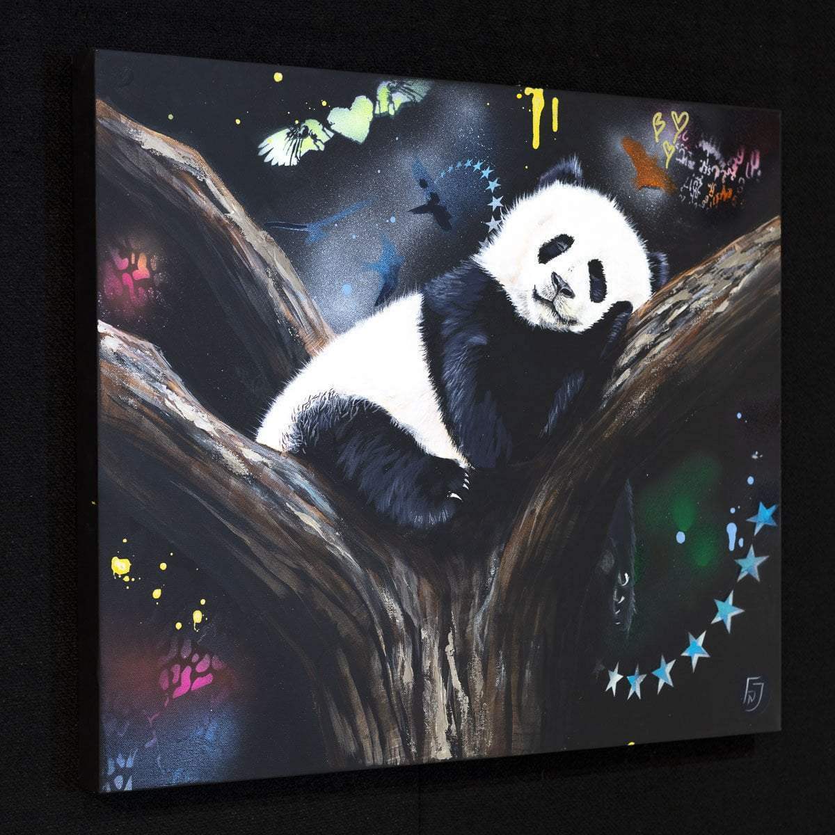 Pandemonium 2 - Original - SOLD by artist Faye Nasser Joley - Wyecliffe Galleries