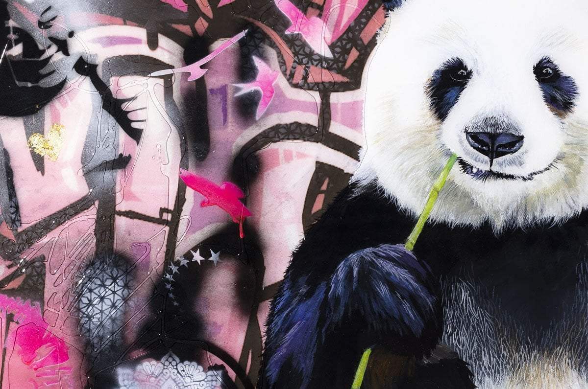 Pandemonium I - Original - SOLD by artist Faye Nasser Joley - Wyecliffe Galleries