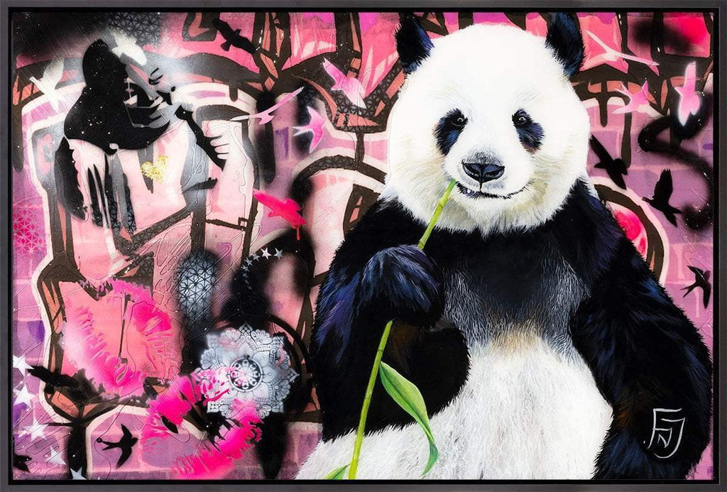 Pandemonium I - Original - SOLD by artist Faye Nasser Joley - Wyecliffe Galleries