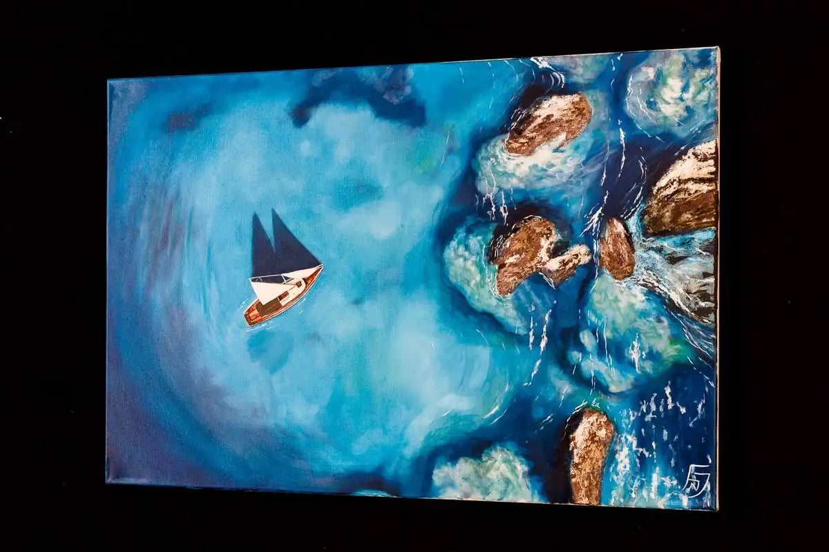 Perfect Solitude - Original by artist Faye Nasser-Joley - Wyecliffe Galleries