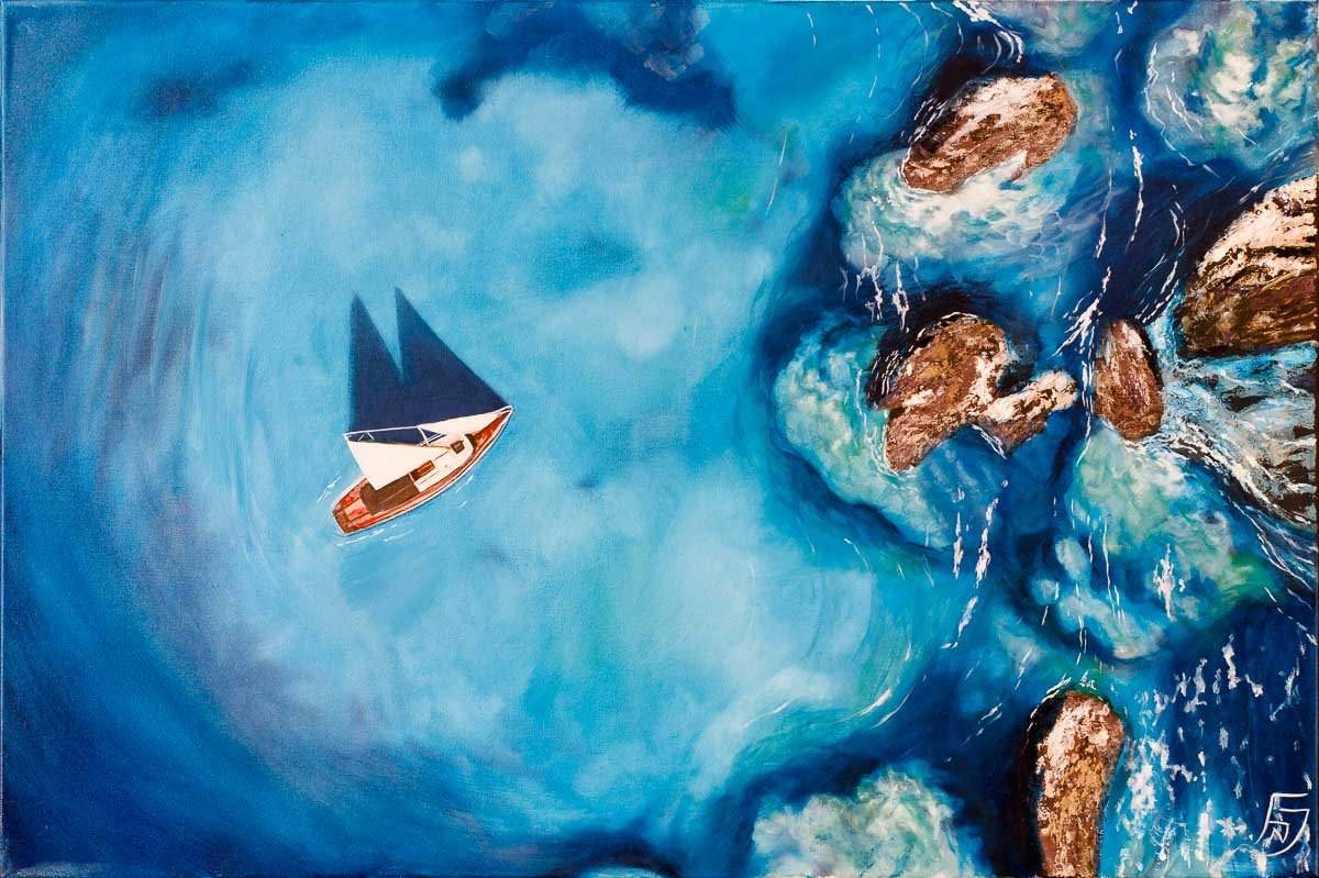 Perfect Solitude - Original by artist Faye Nasser-Joley - Wyecliffe Galleries