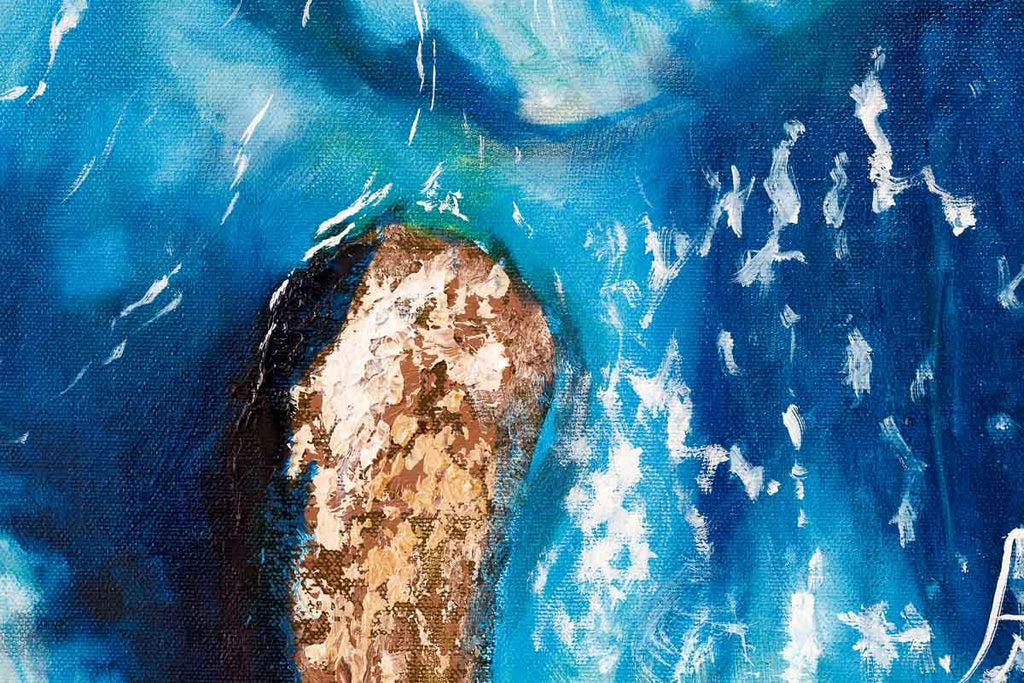 Perfect Solitude - Original by artist Faye Nasser-Joley - Wyecliffe Galleries