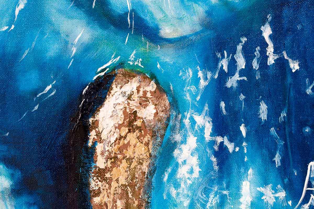 Perfect Solitude - Original by artist Faye Nasser-Joley - Wyecliffe Galleries