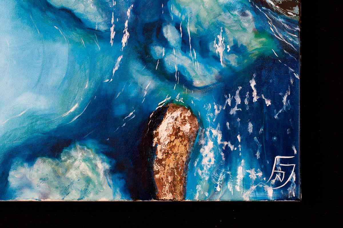 Perfect Solitude - Original by artist Faye Nasser-Joley - Wyecliffe Galleries