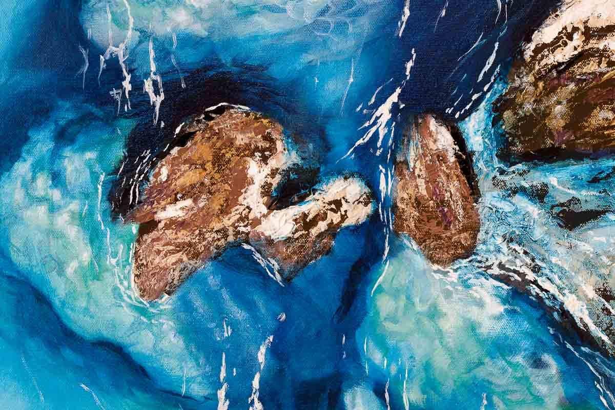 Perfect Solitude - Original by artist Faye Nasser-Joley - Wyecliffe Galleries