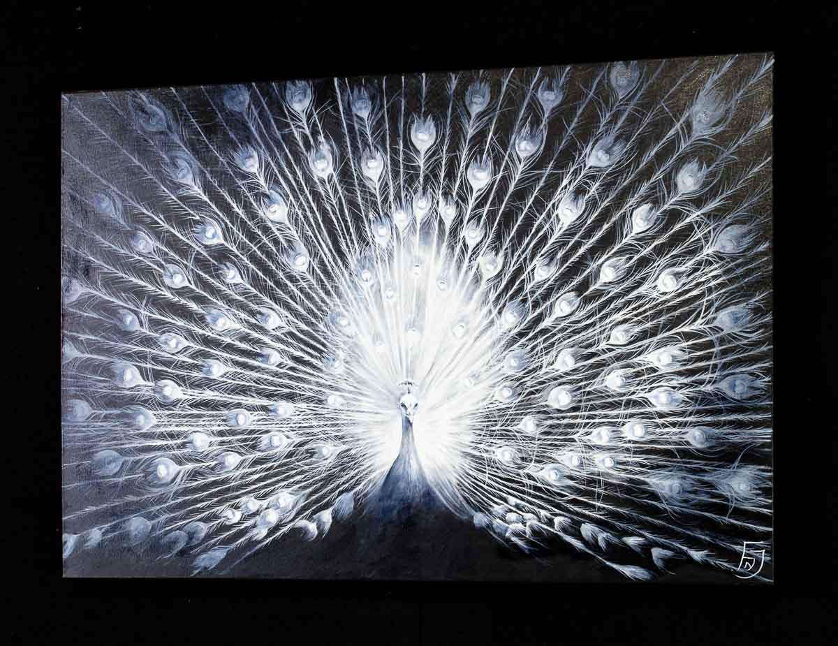 Sakshi - Original by artist Faye Nasser-Joley - Wyecliffe Galleries