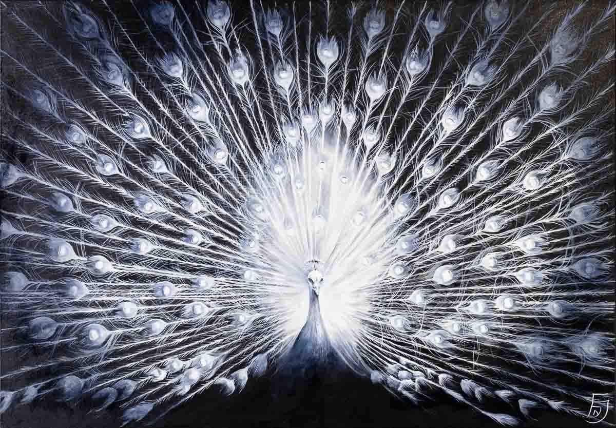 Sakshi - Original by artist Faye Nasser-Joley - Wyecliffe Galleries