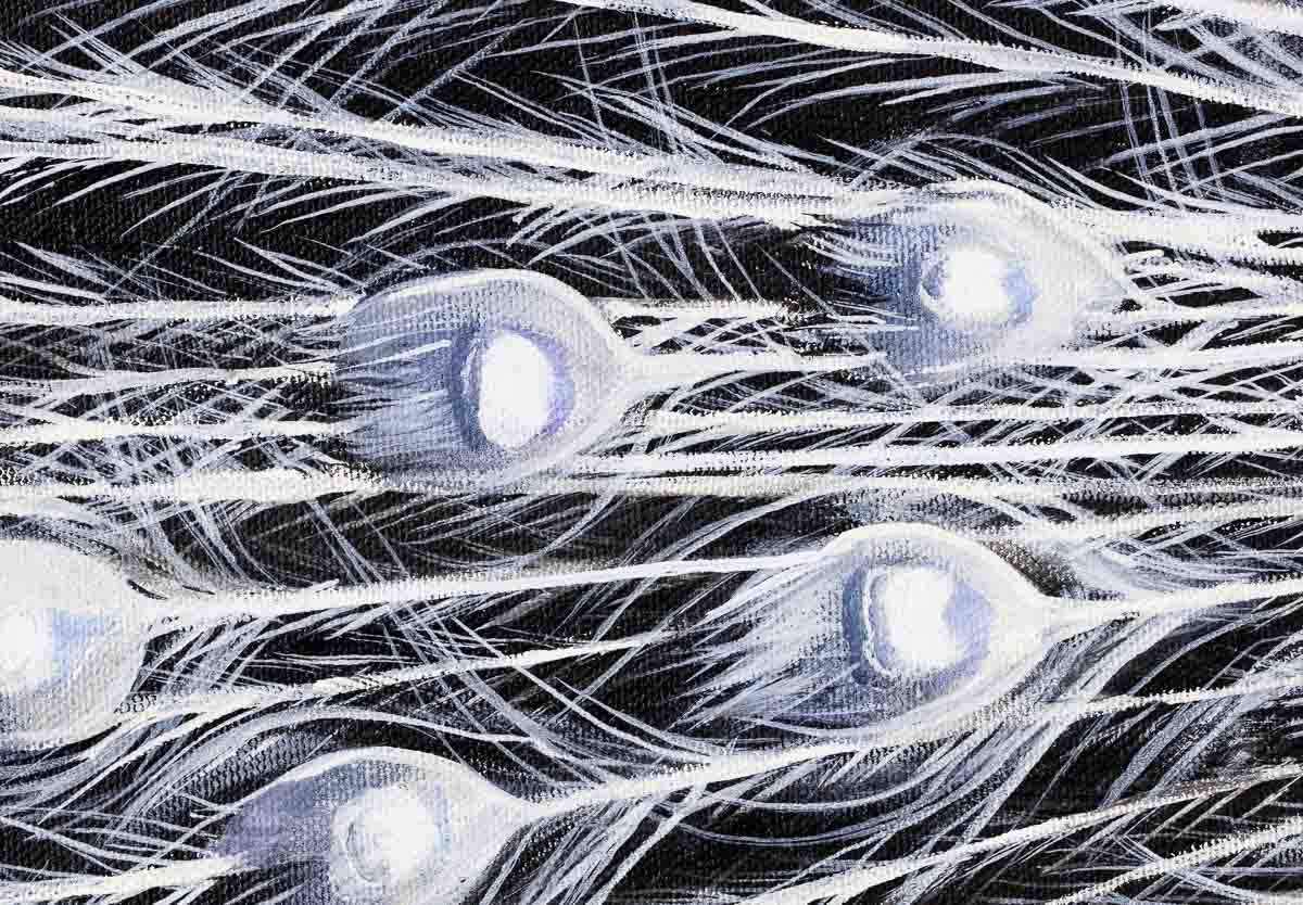 Sakshi - Original by artist Faye Nasser-Joley - Wyecliffe Galleries