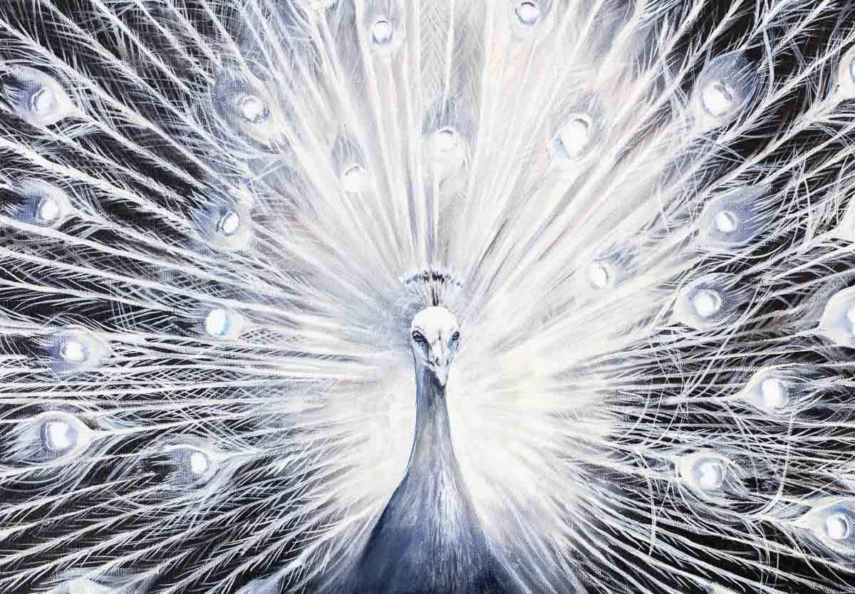 Sakshi - Original by artist Faye Nasser-Joley - Wyecliffe Galleries